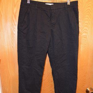 H&M Work Pants Chinos Black Size 8